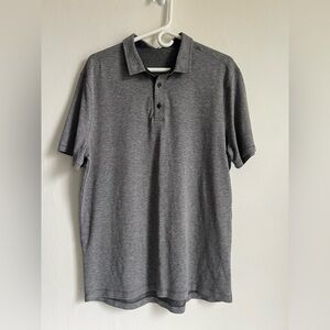 MEDIUM Lululemon men’s polo shirt top short sleeve excellent used condition euc